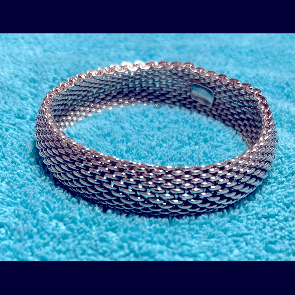 Tiffany & Co. 925 silver Somerset Mesh Bracelet